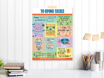 10 Coping Skills Poster