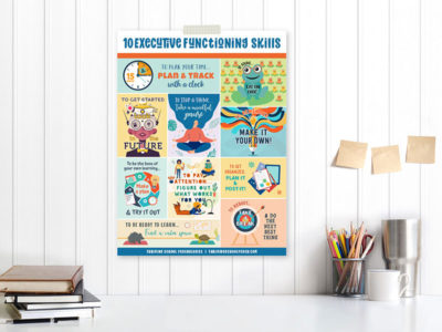 10 Executive Functioning Skills Poster